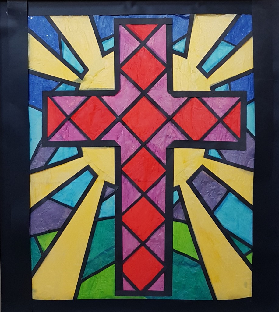 Stained Glass Cross